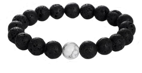 Black Lava Diffuser Bracelet