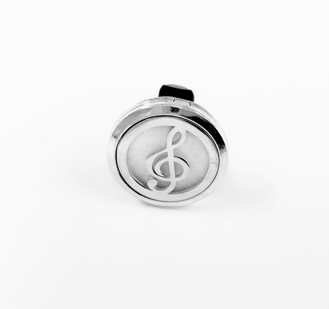 Music Note Stainless Steel Car Diffuser